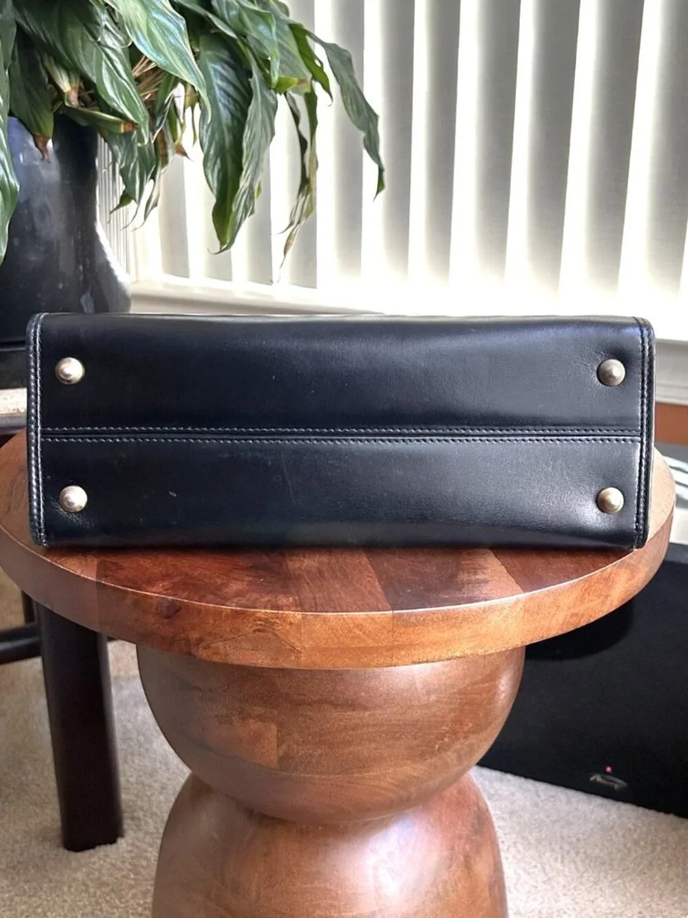Bally leather top